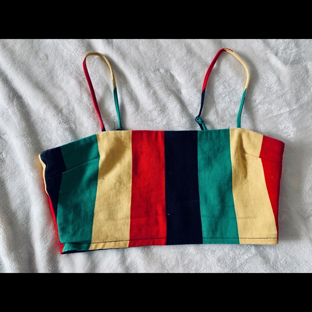 Forever 21 Rasta colored tank top ❤️💛💚